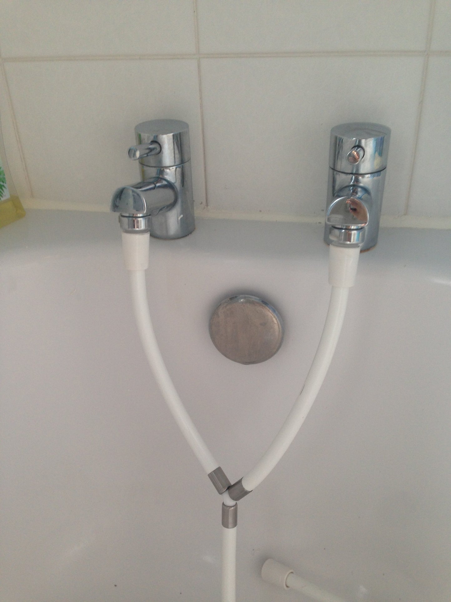 Tap-to-Shower Conversion Kit for Separate Hot & Cold Taps
