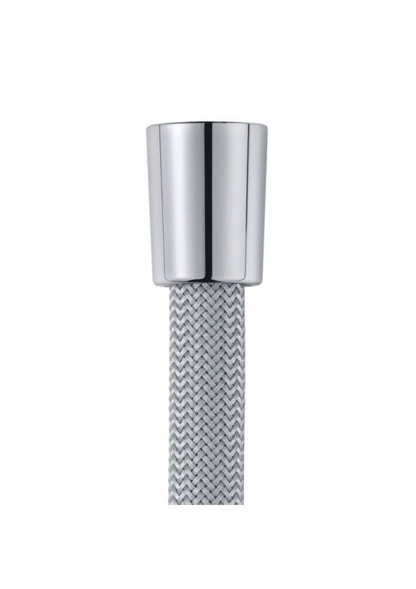 Silver Braided Shower Hose, 1.5m