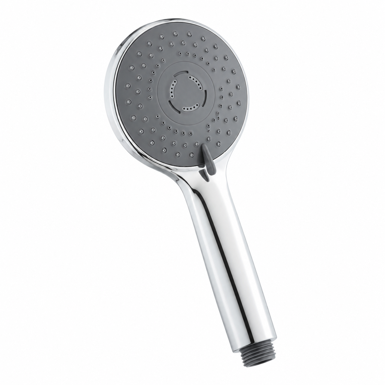 3-Spray Continuous-Flow Shower Head & 1.5m Grey Shower Hose