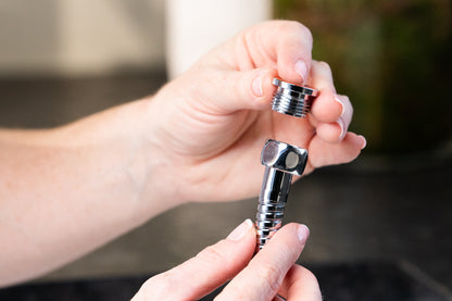 Quick Fit Tap Aerator and Hose Connector - Connect a shower hose and head to a tap instantly!