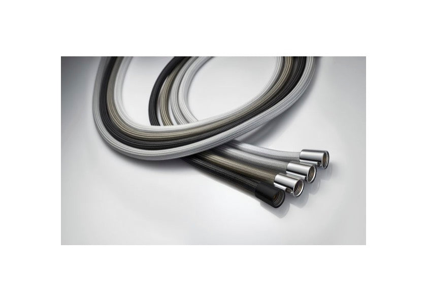 Silver Braided Shower Hose, 1.5m