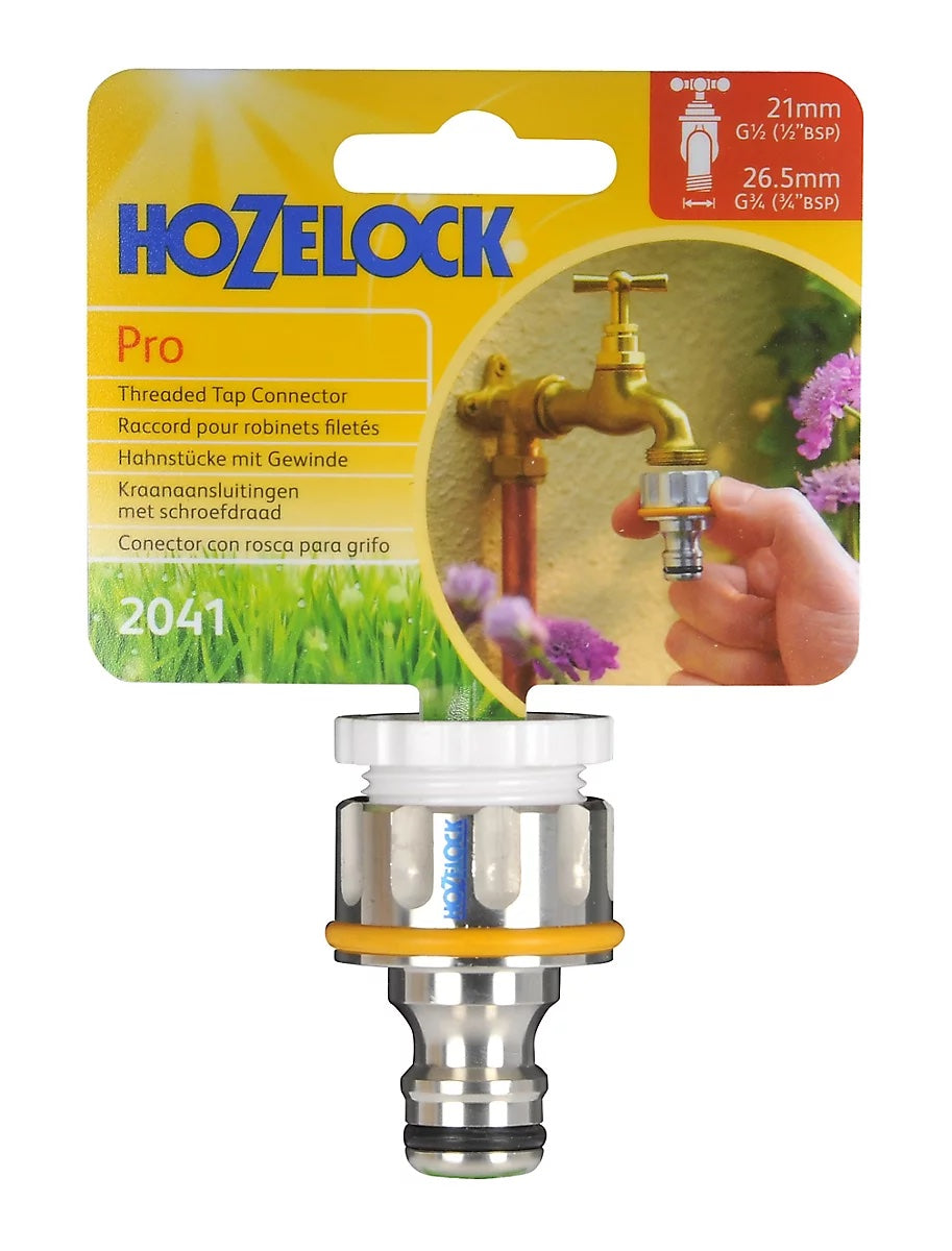 Hozelock Adaptor 2041 - Hosepipe Connection Via Quick Fit Tap Aerator